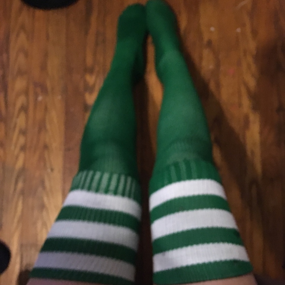 American apparel thigh high socks